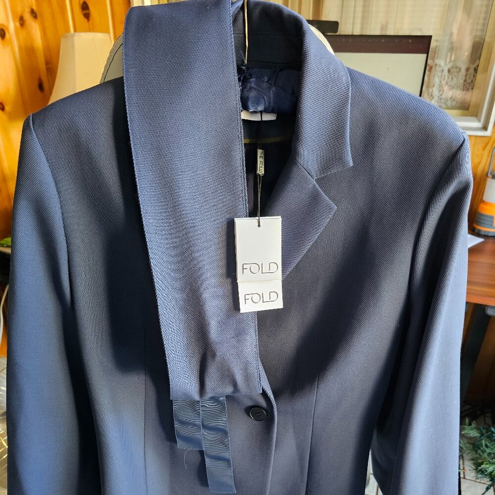 The Fold Besano Jacket Steele Blue